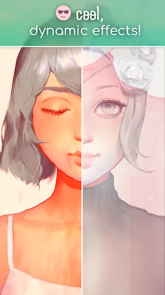 Live Portrait Maker: Girls (Лайв Портрет Мейкер) [MOD: Все разблокировано] - Скриншот 4