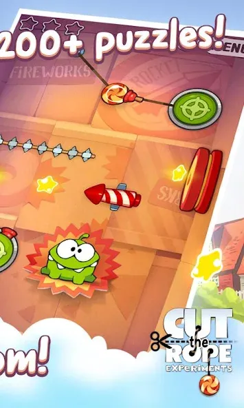 Cut the Rope: Experiments (Кат зе Роуп) [MOD: Все открыто] - Скриншот 2