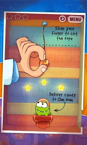 Cut the Rope: Experiments (Кат зе Роуп) [MOD: Все открыто] - Скриншот 5