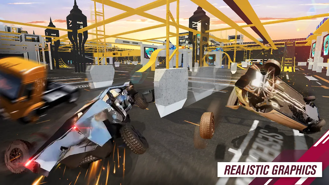 All Cars Crash (Олл Карс Краш) [MOD: Разблокировано] - Скриншот 5
