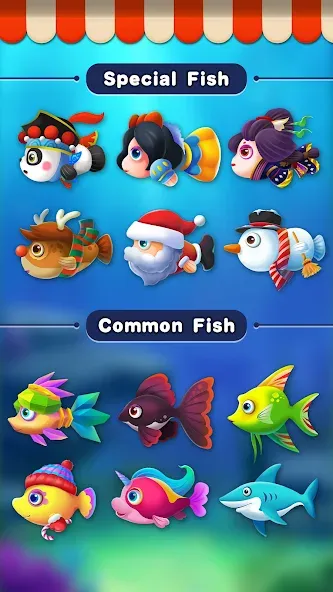 Solitaire Fish Klondike Card (Солитер Карточная игра Клондайк Фиш) [MOD: Все открыто] - Скриншот 2