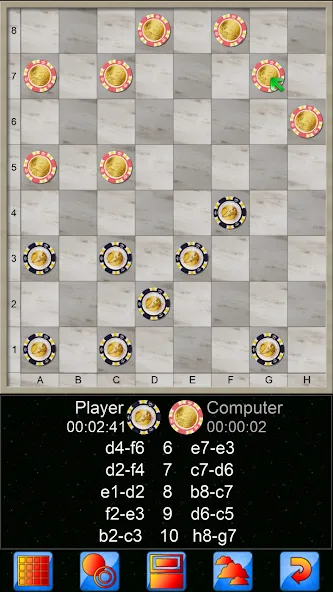 Checkers, draughts and dama [MOD: Много монет/Энергии] - Скриншот 5