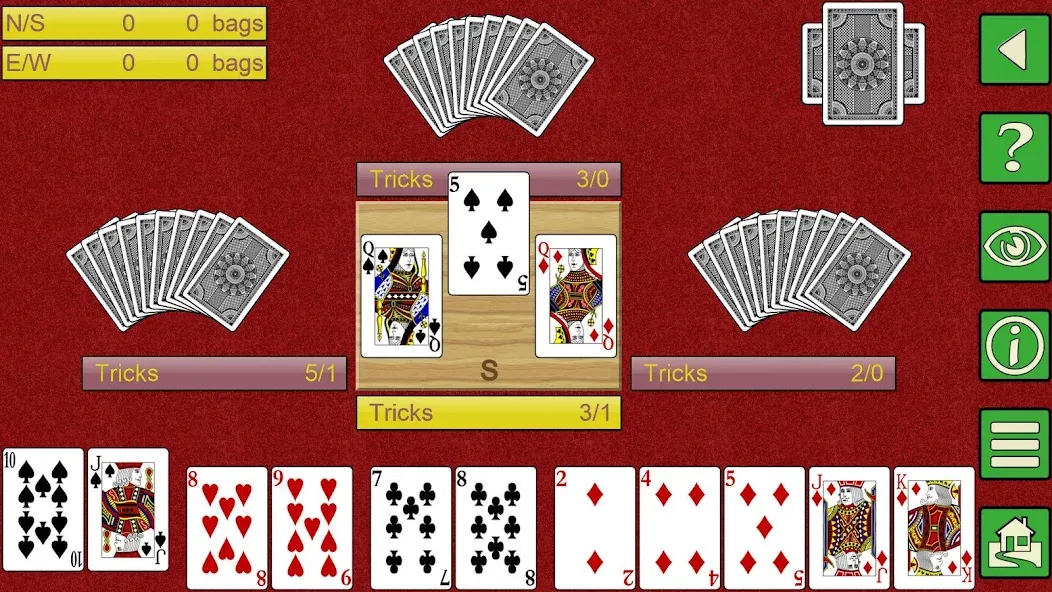 Spades V+, spades card game [MOD: Все разблокировано] - Скриншот 4