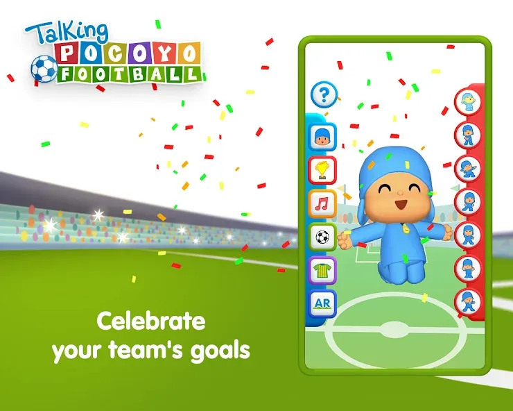 Talking Pocoyo Football [MOD: Мод Меню/Взлом] - Скриншот 3