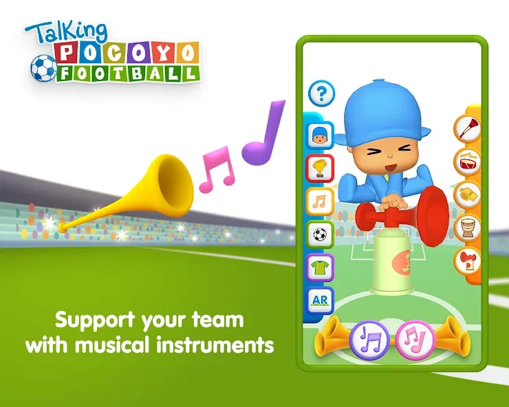 Talking Pocoyo Football [MOD: Мод Меню/Взлом] - Скриншот 4
