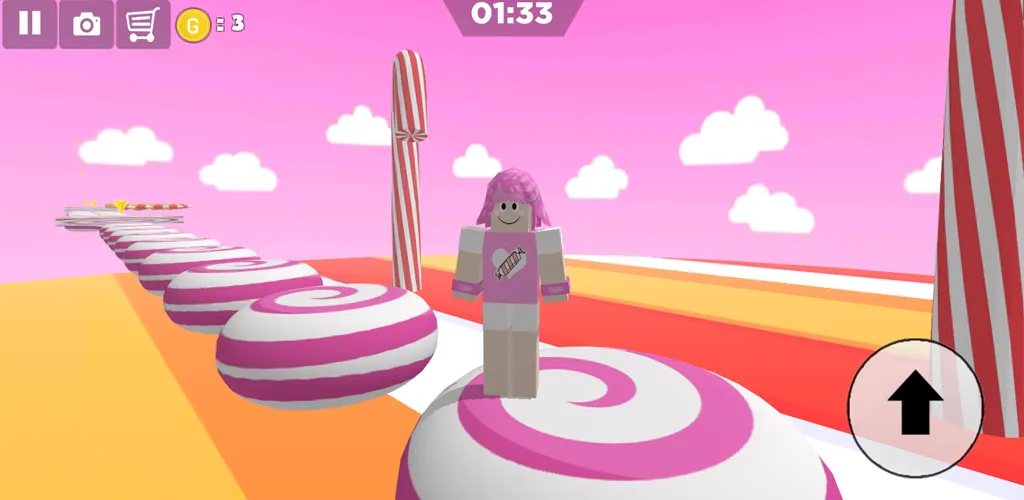 Candy Parkour Sweet girl (Кенди Паркур Свит грл) [MOD: Разблокировано] - Скриншот 2