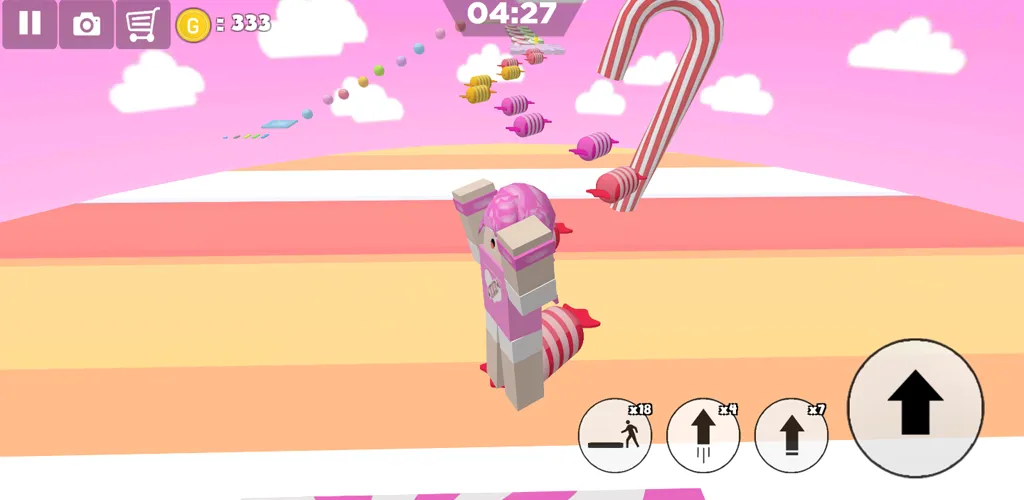 Candy Parkour Sweet girl (Кенди Паркур Свит грл) [MOD: Разблокировано] - Скриншот 5