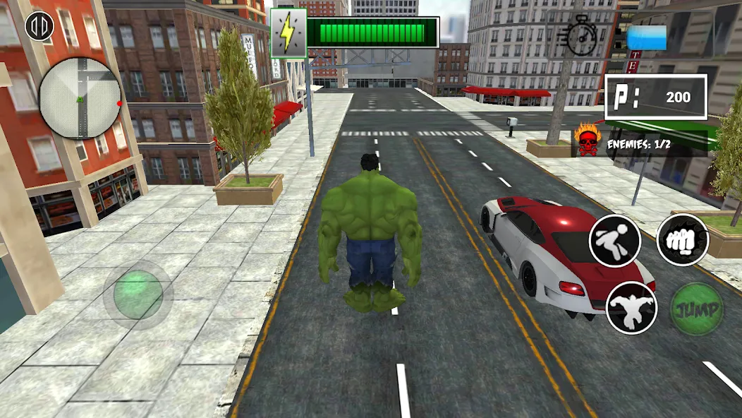 Monster Superhero: Green Fight [MOD: Бесконечные деньги] - Скриншот 5