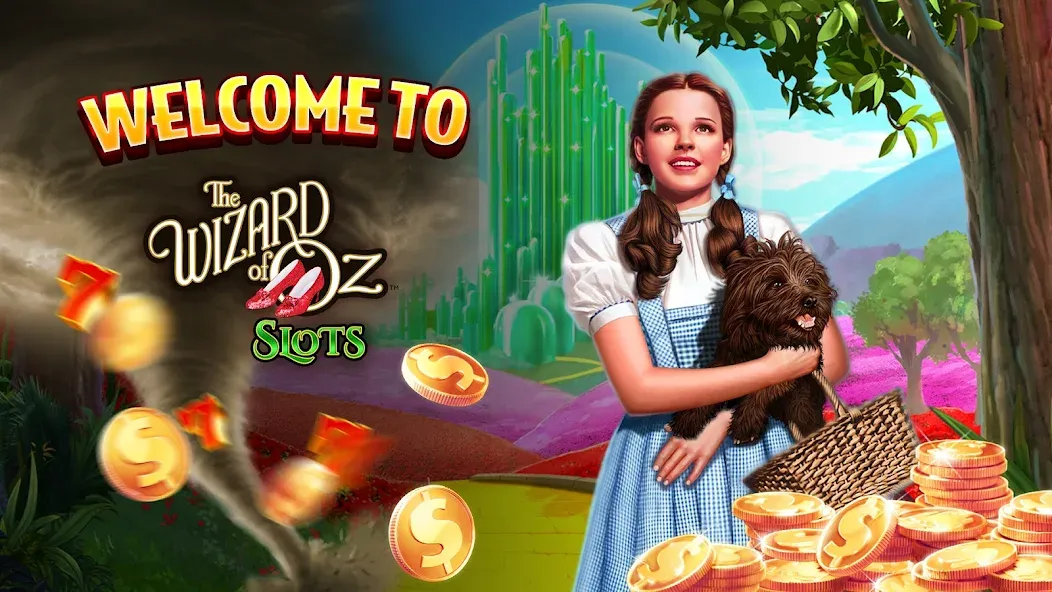 Wizard of Oz Slots Games (Волшебник из страны Оз игровой автомат) [MOD: Мод Меню/Взлом] - Скриншот 1