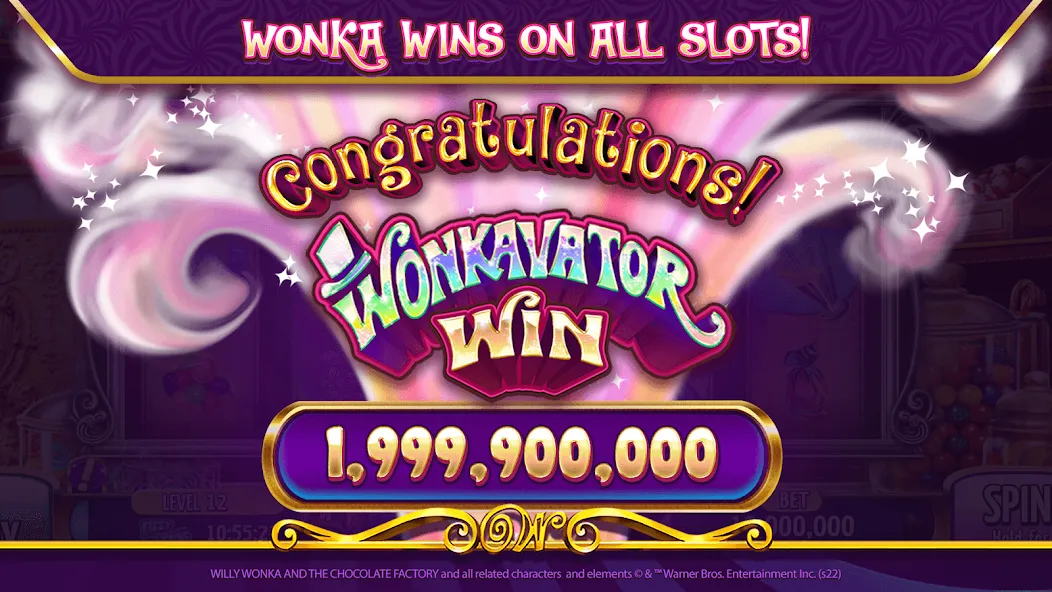 Willy Wonka Vegas Casino Slots (Вилли Вонка Вегас Казино Слоты) [MOD: Все открыто] - Скриншот 1