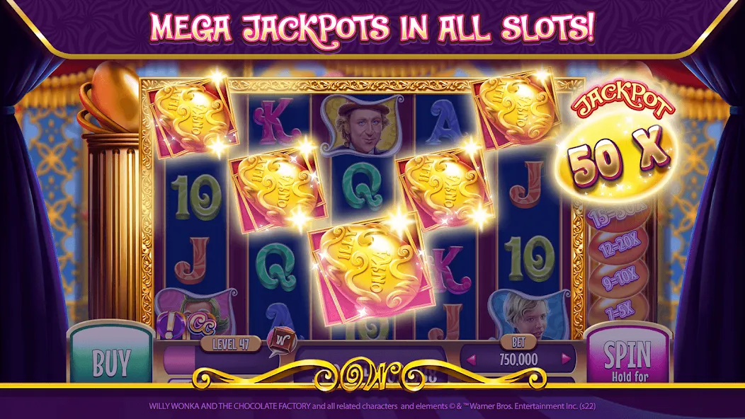 Willy Wonka Vegas Casino Slots (Вилли Вонка Вегас Казино Слоты) [MOD: Все открыто] - Скриншот 4