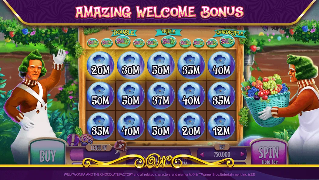 Willy Wonka Vegas Casino Slots (Вилли Вонка Вегас Казино Слоты) [MOD: Все открыто] - Скриншот 5