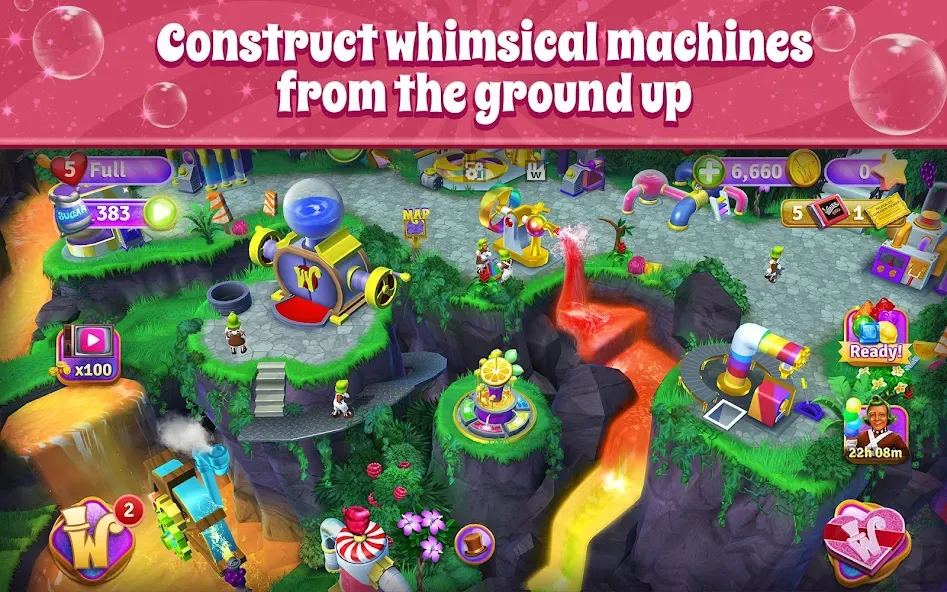 Wonka's World of Candy Match 3 [MOD: Разблокировано] - Скриншот 2