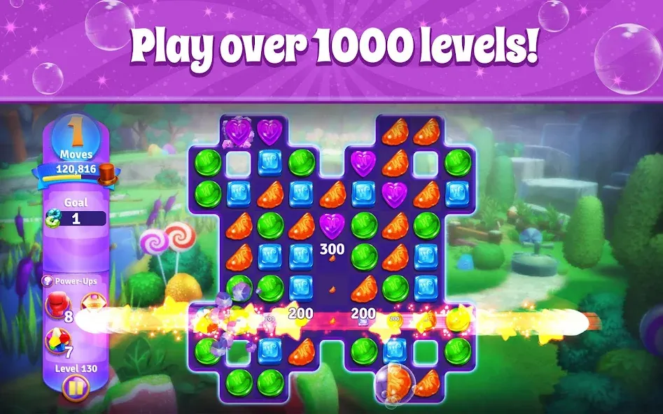 Wonka's World of Candy Match 3 [MOD: Разблокировано] - Скриншот 3