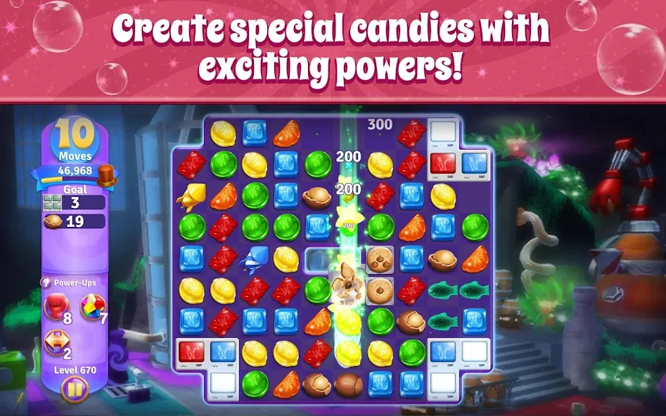 Wonka's World of Candy Match 3 [MOD: Разблокировано] - Скриншот 4