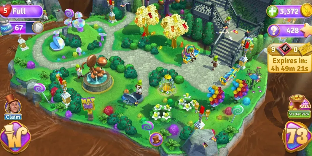 Wonka's World of Candy Match 3 [MOD: Разблокировано] - Скриншот 5