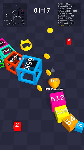 Cube Arena 2048: Merge Numbers [MOD: Мод Меню/Взлом] - Скриншот 5