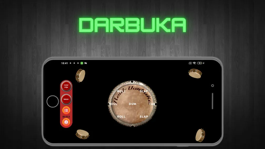 Darbuka Instrument (Дарбука Музыка Виртуал) [MOD: Много монет/Энергии] - Скриншот 1