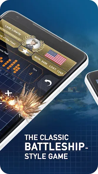 Fleet Battle — Sea Battle [MOD: Premium/Unlocked] - Скриншот 2
