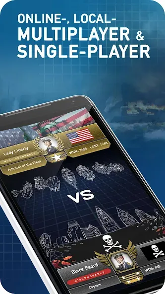 Fleet Battle — Sea Battle [MOD: Premium/Unlocked] - Скриншот 3