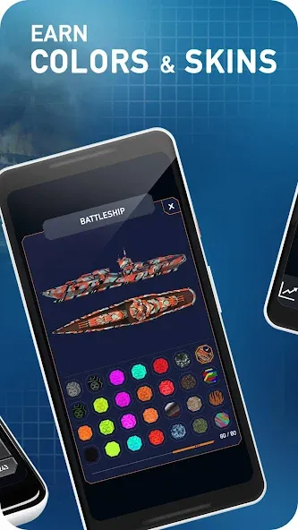 Fleet Battle — Sea Battle [MOD: Premium/Unlocked] - Скриншот 4