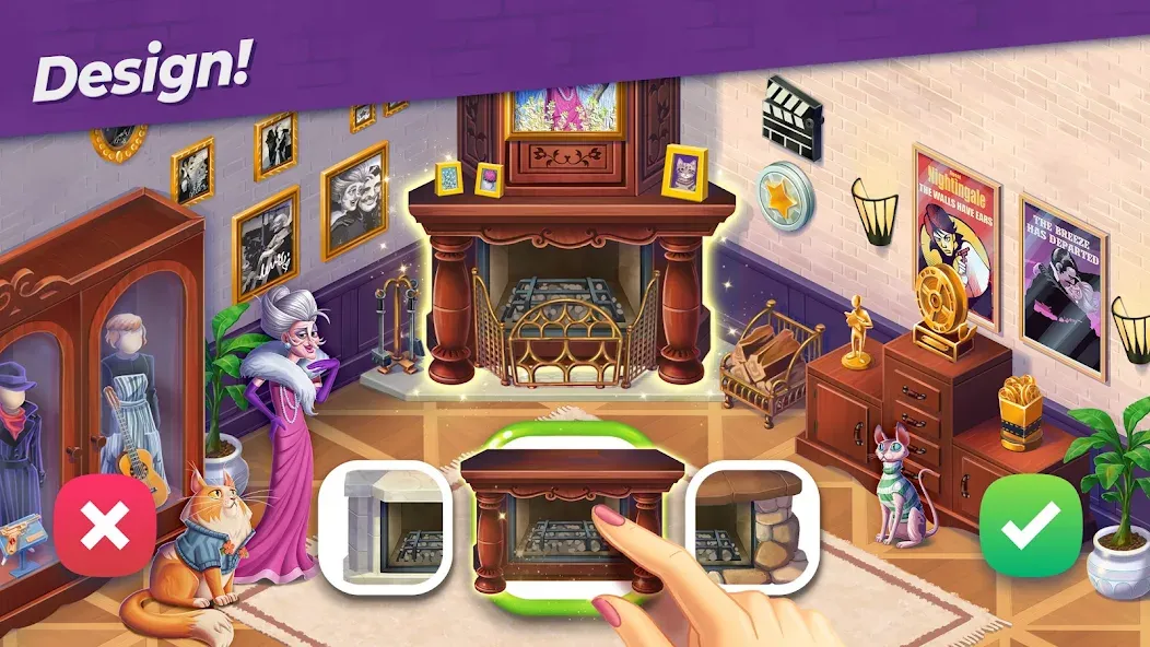Penny & Flo: Home Renovation [MOD: Mega Mod/Меню] - Скриншот 4