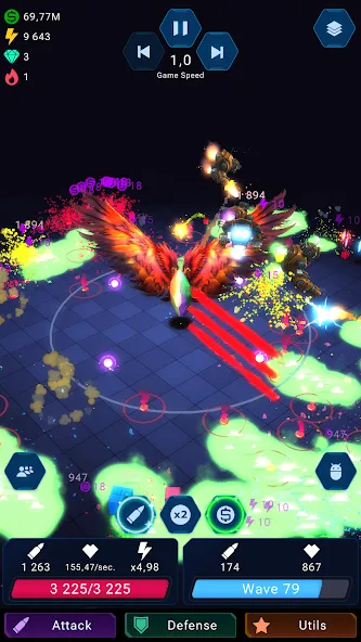 Epic Rush — Idle Tower Defense (Эпик Раш) [MOD: Много монет/Энергии] - Скриншот 3
