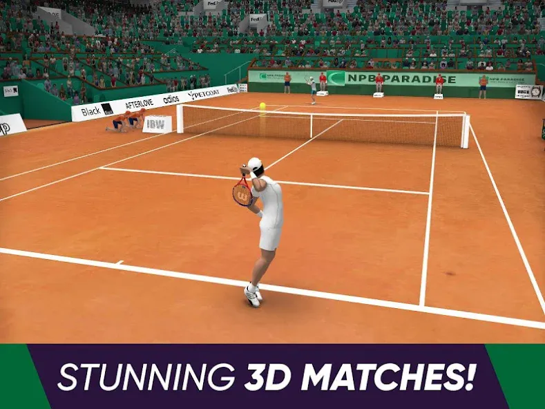 Tennis World Open 2024 — Sport (Теннис Ворлд Опен 2023) [MOD: Меню/Много денег] - Скриншот 3