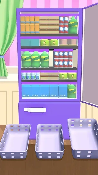 Fill Up Fridge：Organizing Game [MOD: Mega Mod/Меню] - Скриншот 5