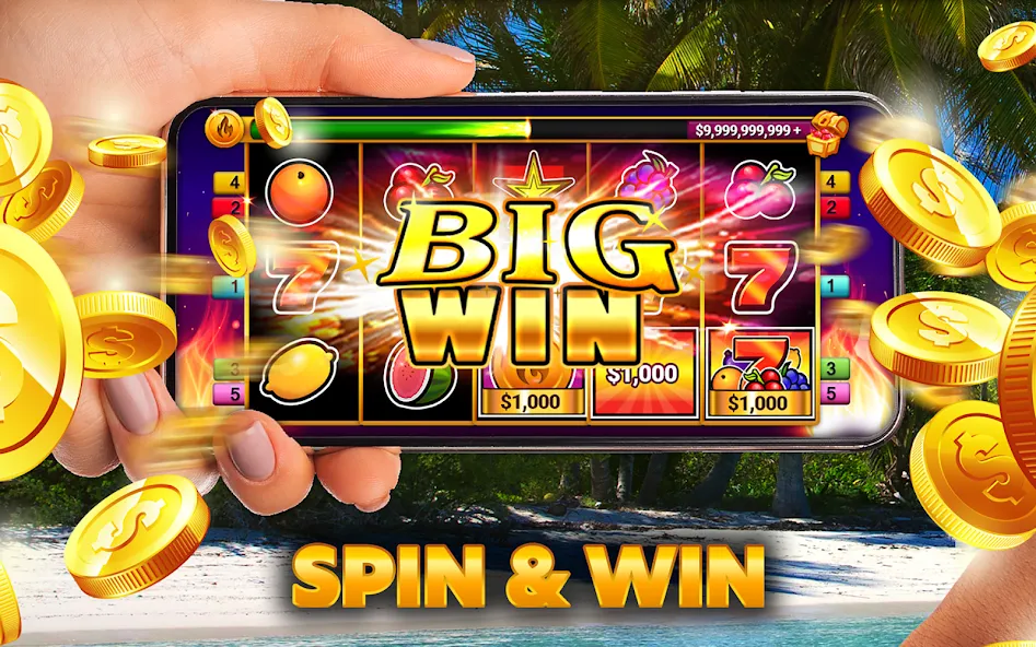 Casino Slots — Slot Machines [MOD: Бесконечные деньги] - Скриншот 1