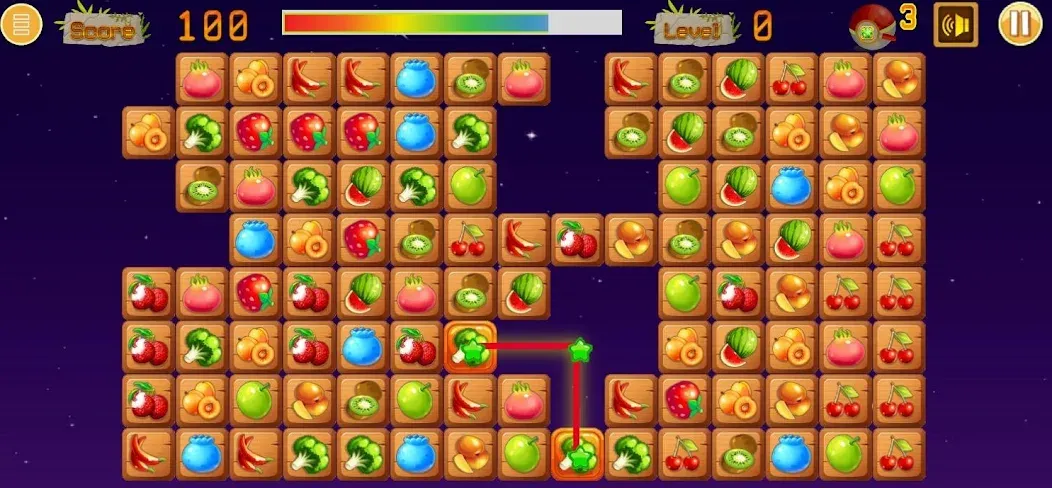 Link fruits — fruit match pair [MOD: Все разблокировано] - Скриншот 5