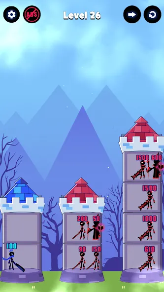 Hero Castle War: Tower Attack (Хиро Касл Вар) [MOD: Все разблокировано] - Скриншот 4