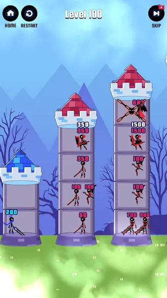 Hero Castle War: Tower Attack (Хиро Касл Вар) [MOD: Все разблокировано] - Скриншот 5