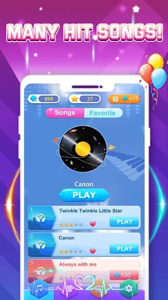 Piano Game: Classic Music Song [MOD: Все открыто] - Скриншот 5