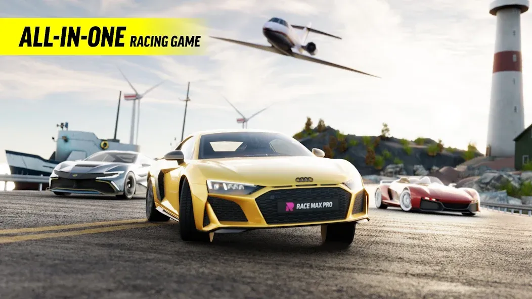 Race Max Pro — Car Racing (Рейс Макс Про) [MOD: Mega Mod/Меню] - Скриншот 1