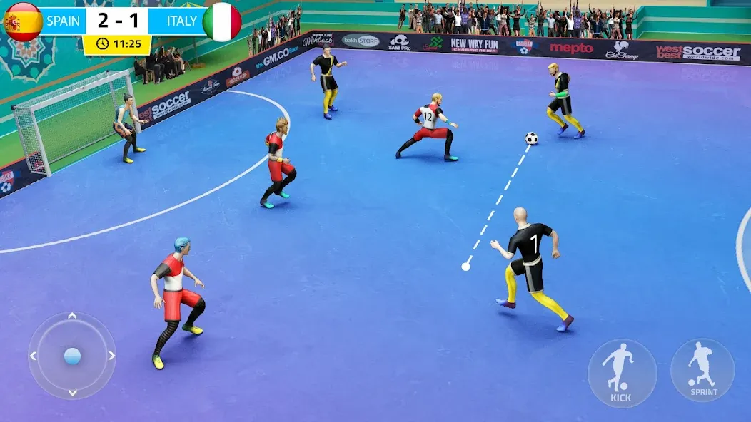 Indoor Futsal: Football Games (Индор Футзал) [MOD: Разблокировано] - Скриншот 1