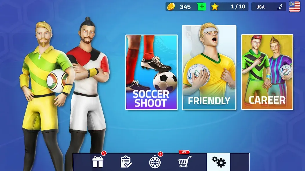 Indoor Futsal: Football Games (Индор Футзал) [MOD: Разблокировано] - Скриншот 3