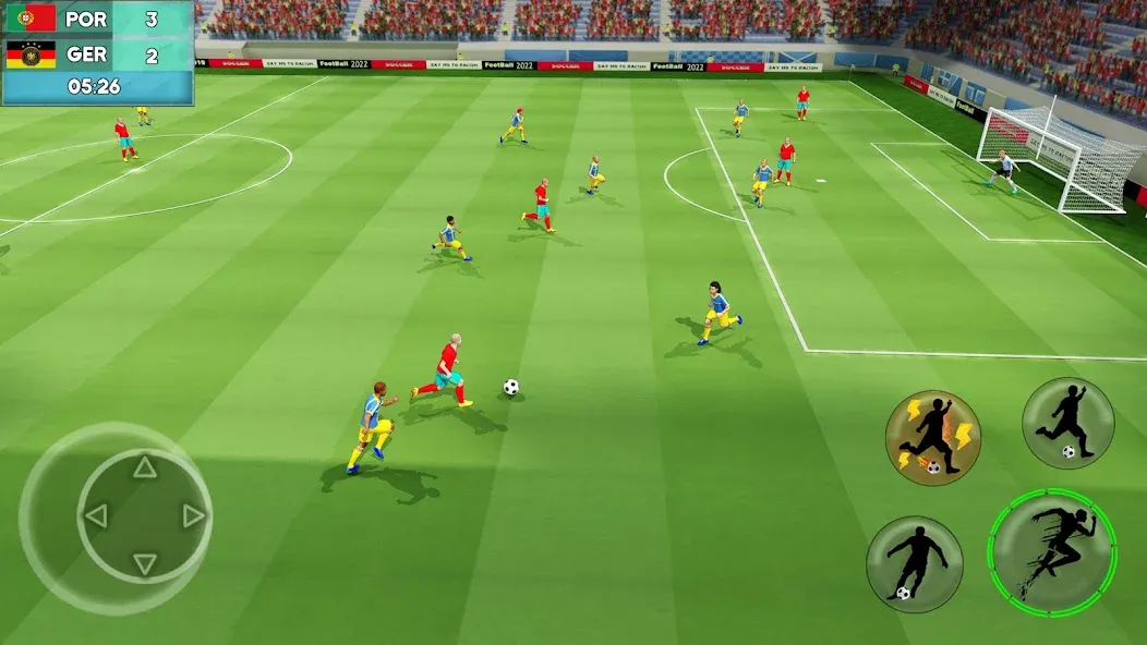 Play Football: Soccer Games (тар Футбол 23) [MOD: Мод Меню/Взлом] - Скриншот 3