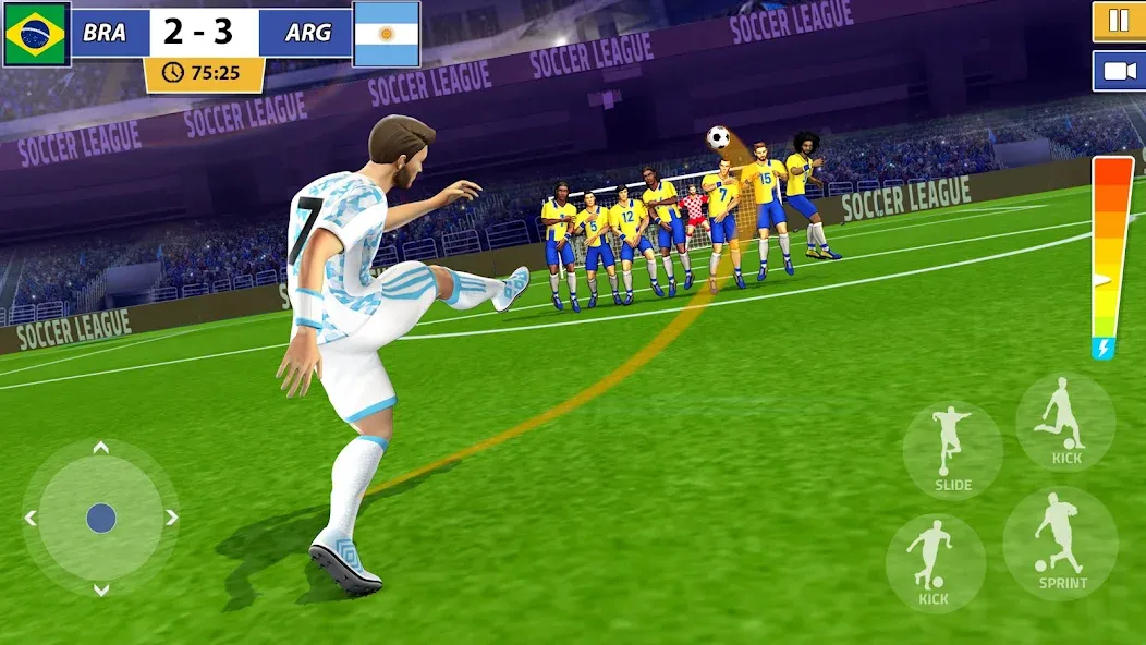 Soccer Star: Soccer Kicks Game (окер Стар) [MOD: Много монет/Энергии] - Скриншот 3