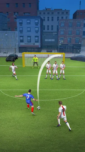 Street Football Kick Games (Уличный футбол Игры с ударами) [MOD: Все разблокировано] - Скриншот 2