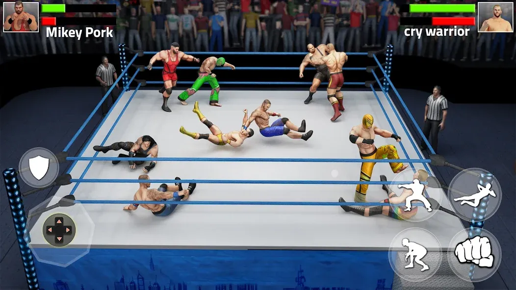 Tag Team Wrestling Game (Таг Тим Реслинг Гейм) [MOD: Все разблокировано] - Скриншот 2