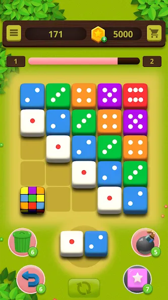 Dice Craft — Merge Puzzle (Дайс Крафт) [MOD: Premium/Unlocked] - Скриншот 1