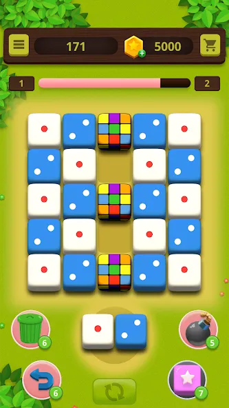 Dice Craft — Merge Puzzle (Дайс Крафт) [MOD: Premium/Unlocked] - Скриншот 3
