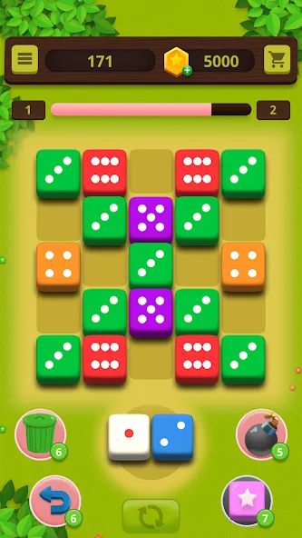 Dice Craft — Merge Puzzle (Дайс Крафт) [MOD: Premium/Unlocked] - Скриншот 4