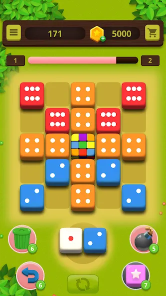 Dice Craft — Merge Puzzle (Дайс Крафт) [MOD: Premium/Unlocked] - Скриншот 5