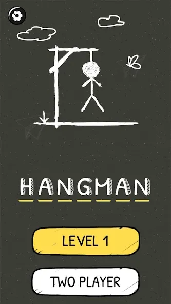 Hangman Words:Two Player Games [MOD: Мод Меню/Взлом] - Скриншот 2
