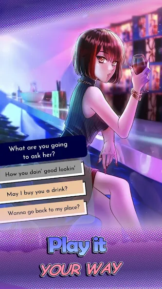 HaremKing — Waifu Dating Sim (ХаремКинг) [MOD: Мод Меню/Взлом] - Скриншот 1