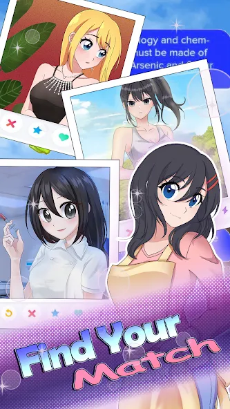 HaremKing — Waifu Dating Sim (ХаремКинг) [MOD: Мод Меню/Взлом] - Скриншот 4