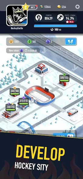 Hockey Battle 2 (Хоккей Батл 2) [MOD: Все открыто] - Скриншот 1