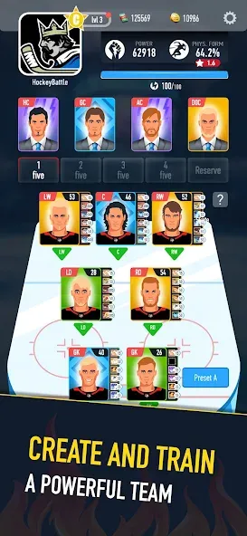 Hockey Battle 2 (Хоккей Батл 2) [MOD: Все открыто] - Скриншот 3